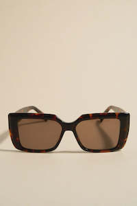 Sunglasses Readers Bluelights: Soho Square Sunglasses - Dark Torte