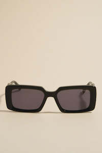 Manhattan Square Sunglasses - Black