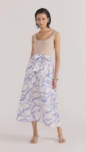 99: Soraya Midi Skirt -Floral