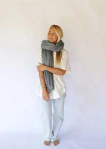 Shawl/Wrap/Scarf - Smoke