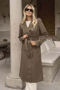 Kensington Trench Coat - Khaki