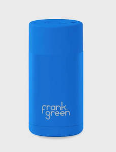 Frank Green Ceramic Coffee Cup with Hinged Lid - Blue Lagoon