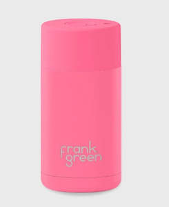 Frank Green Ceramic Coffee Cup with Hinged Lid - Bubblegum Blast