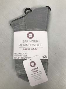 Springers Merino Dress Sock - Grey Melange