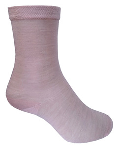 Merino Classic Dress Sock - Dusky Pink