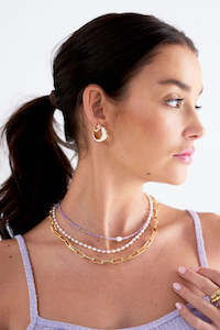 Harlow Necklace -Lilac