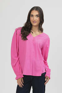 Valerie V Neck Top - Ballet