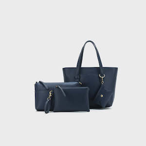 Bag Sale: Antoinette 3 Piece Handbag Set -Deep Navy
