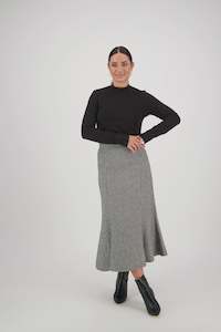 30: Mid Length Fluted Skirt