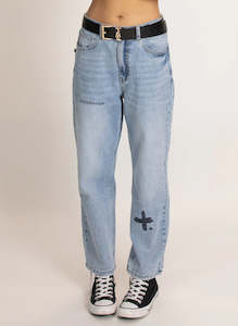 Jeans: Take It Easy Jean - Washed Blue