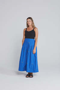 Thing Thing: Aria Skirt - Cobalt Blossom