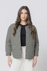 Montreal Quilted Jacket - Olive You