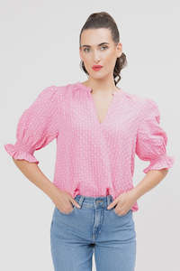 Seeking Lola: Relaxed Butterfly Top - Lolly Check
