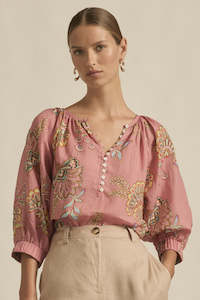 Zoe Kratzmann: Tranquil Top - Kgari Bloom