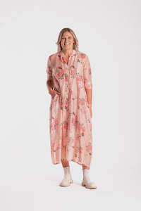 French Me Dress - Tropical Butterflly