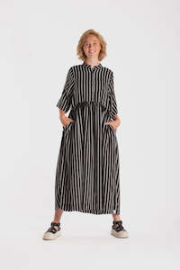 Jellicoe: Brylee Dress - Black Stripe