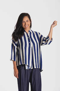 Phoenix Shirt Blue/White Stripe