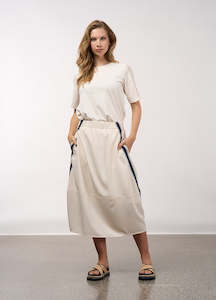 Madly Sweetly: Linear Skirt -Vanilla