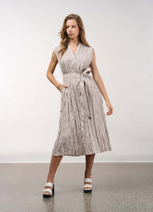 Ripple Dress -Pumice