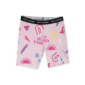 Childern: Girls Bike Tights - Pink