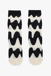 Socks: Wave Socks -Black & White