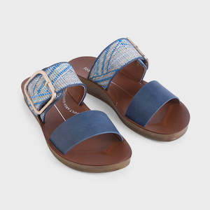 Lo Cabos: Los Cabos Doti Sandal - Navy Multi