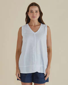 New Arrivals: Mariah Tank - White