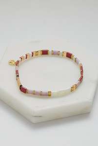 30: Tile Bracelet - Rouge