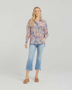 Et Alia: Michaela Shirt - Poppy Patch