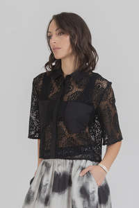 Federation: Lace It Shirt - Black
