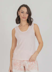 Federation: Badge Knit Singlet-Pink