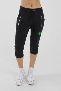 Federation: Cut Trackies - Staple - Black/Green