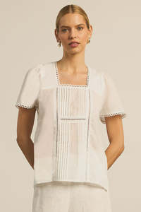 Yonder Top - Porcelain