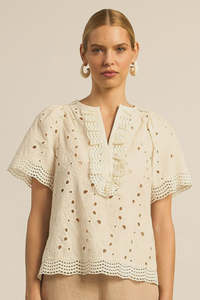 Zoe Kratzmann: Vantage Top - Cream