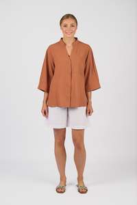 Knewe: Holiday Shirt - Cocoa