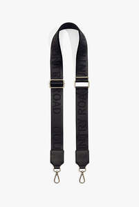 Gift Ideas: Nylon Branded Bag Strap - Black