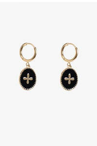 Gift Ideas: Black X Earring