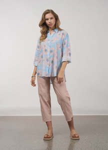 Madly Sweetly: Poetic Shirt - Eggshell Multi