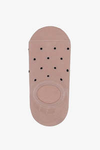 Blush Spot No Show Sock