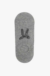 No Show - Grey With Bow