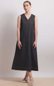 Sale: Buckle Up Dress - Ebony