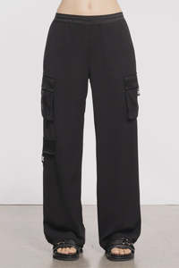 Repertoire: Broadway Cargo Wide Leg Pant - Black