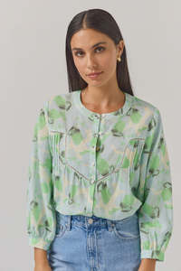 Tuesday Label: Saint Top-Ocean Emerald