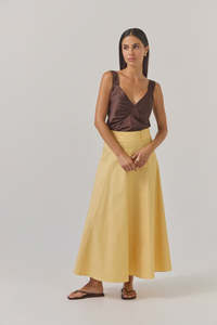 Tuesday Label: Circle Skirt-Gold