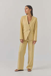 Tuesday Label: Tuxedo Blazer-Butter