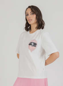 75: Cruise Tee - Lil Balloon - White