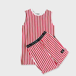 Boys Christmas PJ's - Red/White