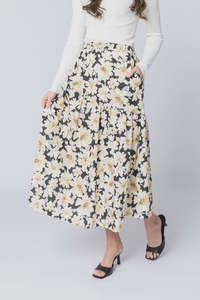 99: Devine Maxi Skirt-Burnt Sienna