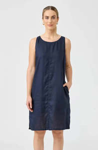 Sale: Studio Midi Dress - Navy
