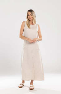 Sale: Ava Dress - Oatmeal